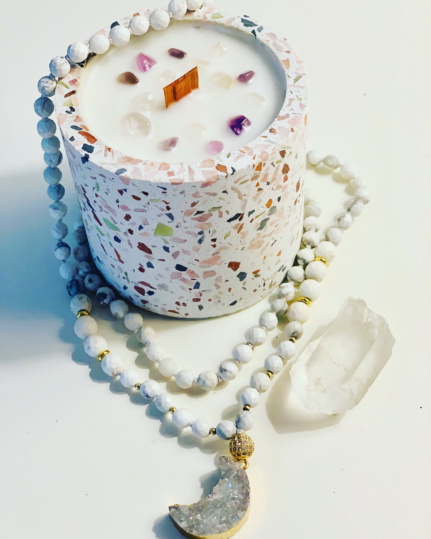 Gypsy Crystal Candle